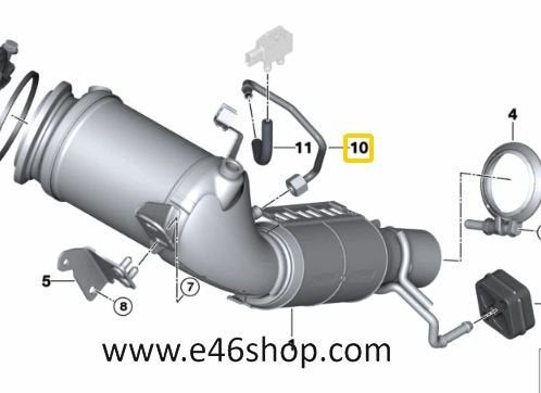 Drukleiding katalysator BMW MINI oe 18328685981 org bmw nieu, -, -, Nieuw, Ophalen of Verzenden