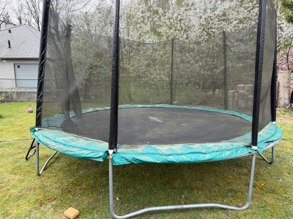 Trampoline vbc Sky prof 4m26 vancranenbroek, Ophalen, Gebruikt