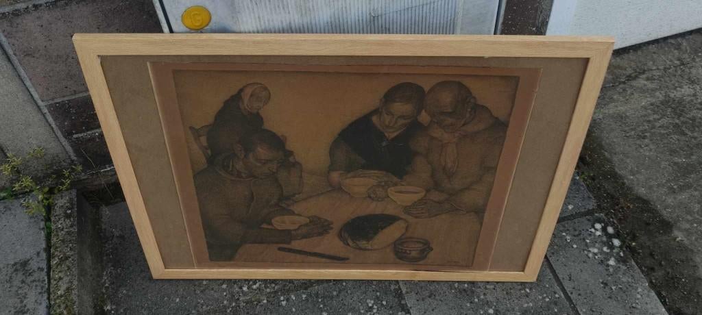 Lithographie signe Anto carte, Enlèvement ou Envoi