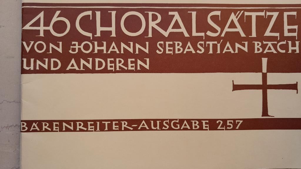 46  Choralsätze  von  J.S.Bach  und  anderen, Muziek en Instrumenten, Bladmuziek, Orgel, Ophalen of Verzenden, Religie en Gospel