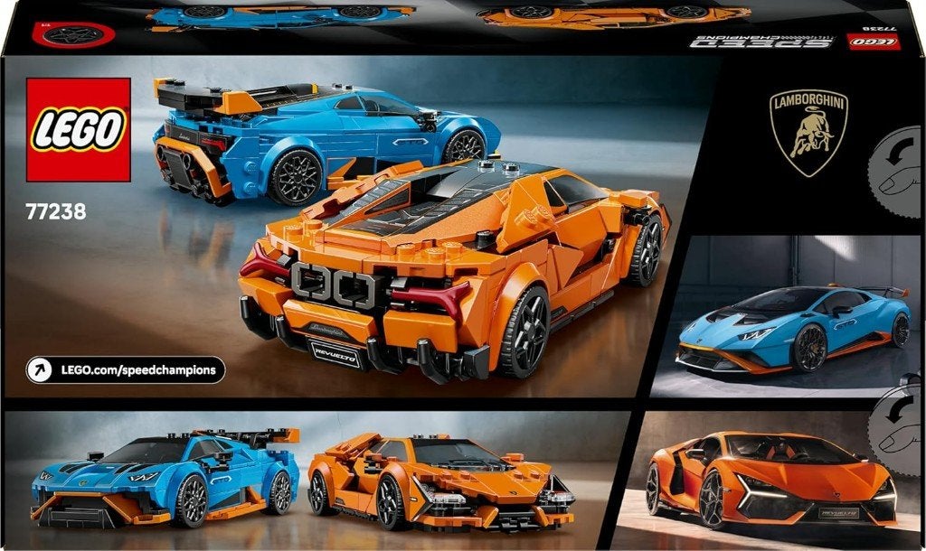 Neuf - Lego Lamborghini Revuelto et Huracán STO (77238), Ophalen of Verzenden, Compleet, Lego, Ninjago