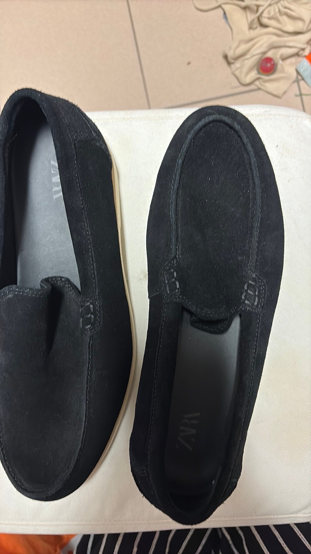 Nieuwe Zwarte Zara Suède Loafers / Mocassins, Vêtements | Hommes, Chaussures, Enlèvement, Comme neuf, Flâneurs