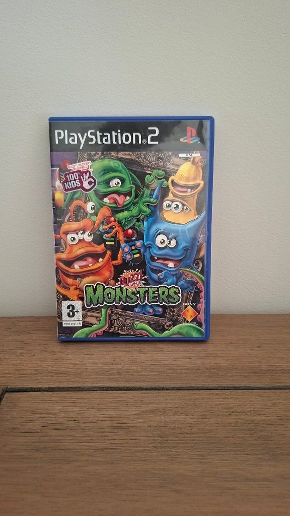 PS2 game Buzz junior : Monsters, Consoles de jeu & Jeux vidéo, Jeux | Sony PlayStation 2, Comme neuf, Aventure et Action, 2 joueurs