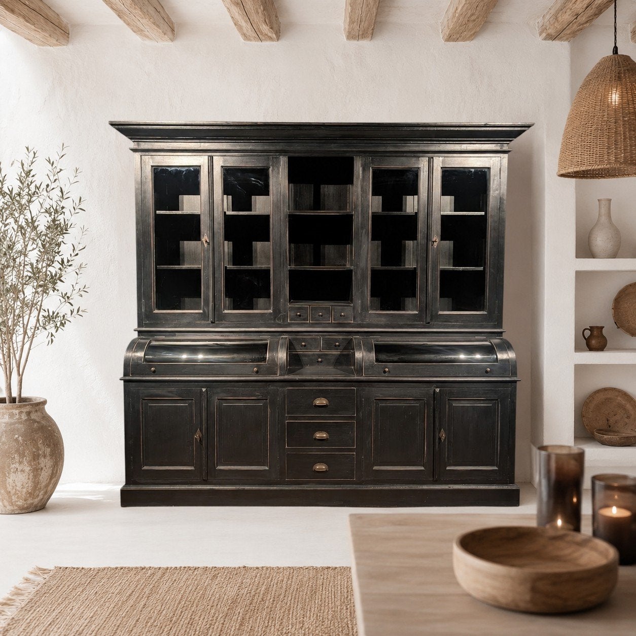 Grutterskast en bois de teck — BastiaanKast/Buffet