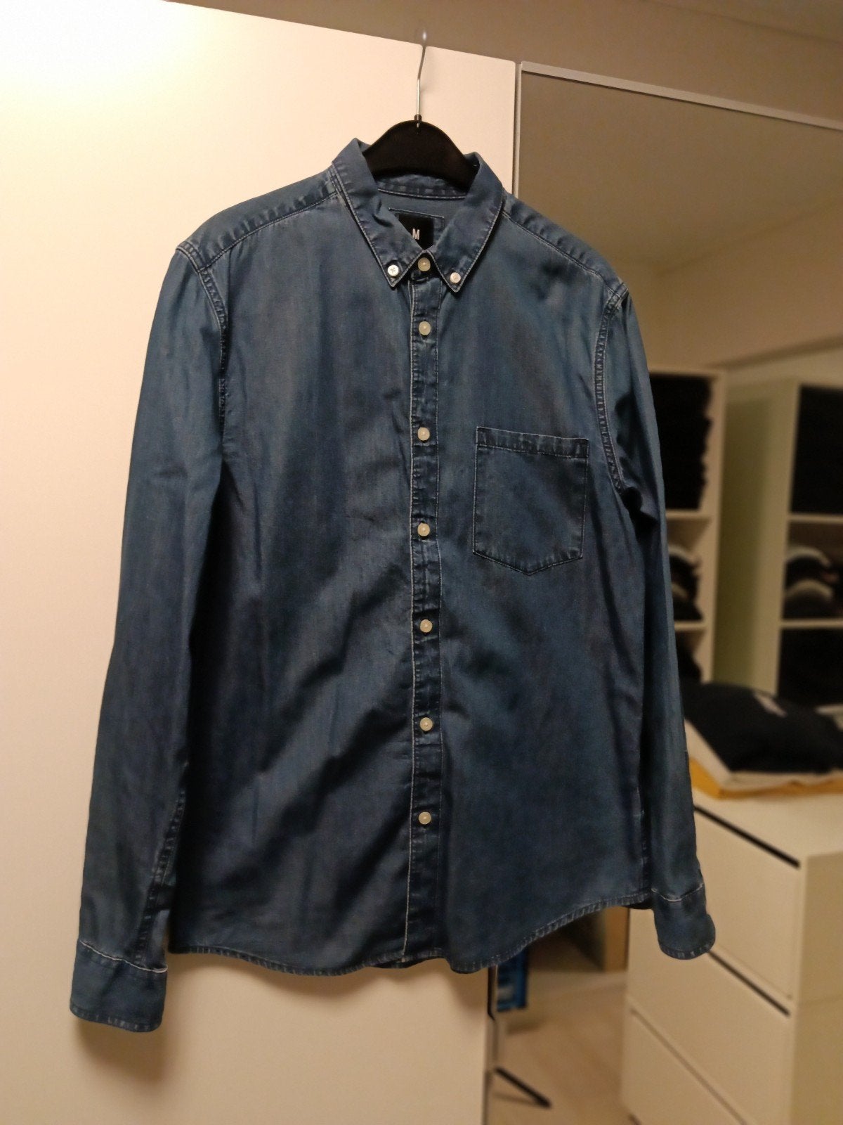 Jeanshemd hemd Denim & Co. Maat M., Ophalen of Verzenden