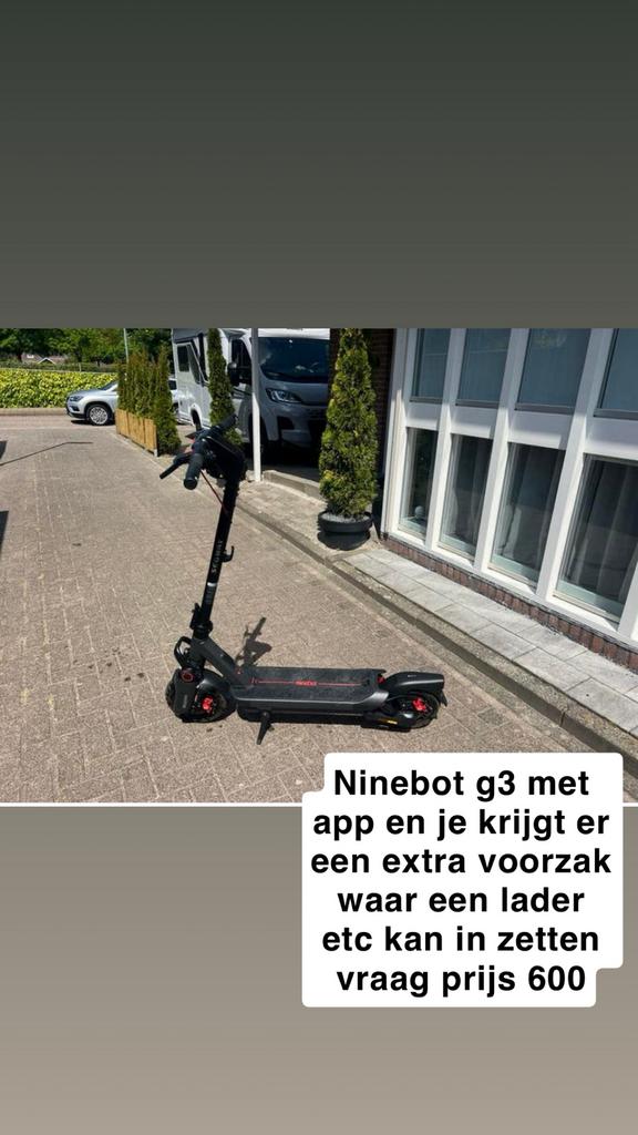 Ninebot g30 g3, Fietsen en Brommers, Steps, Ophalen of Verzenden, Zo goed als nieuw