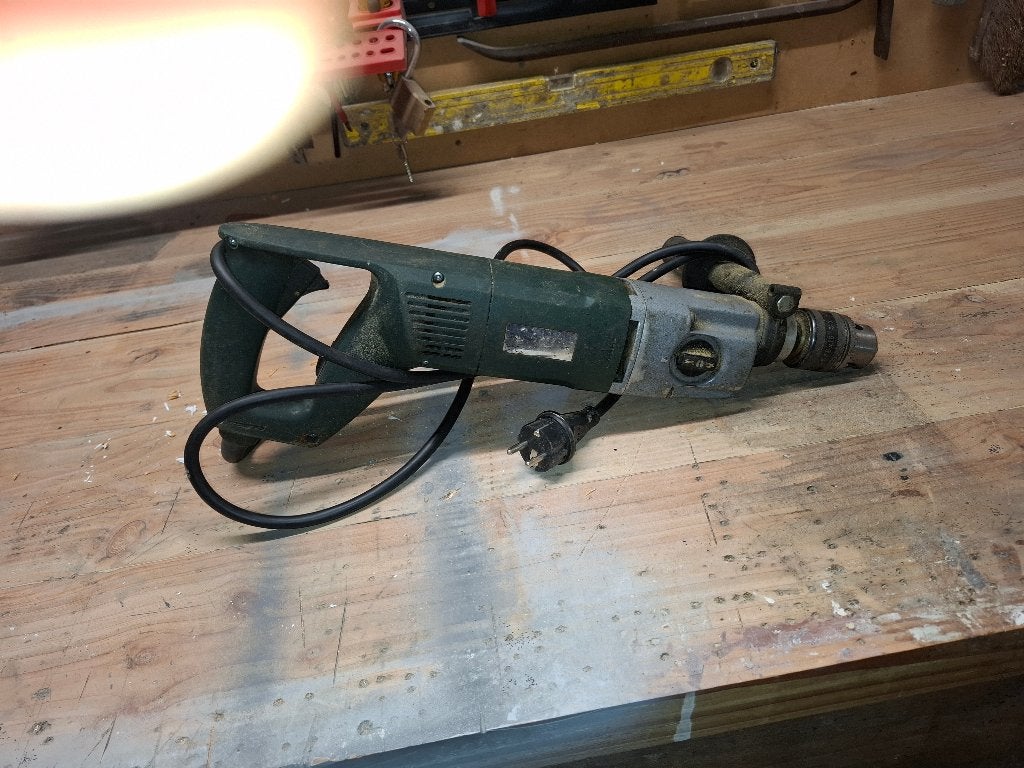 boormachine Metabo, Doe-het-zelf en Bouw, Gereedschap | Boormachines, Variabele snelheid, Ophalen, Boormachine, Gebruikt