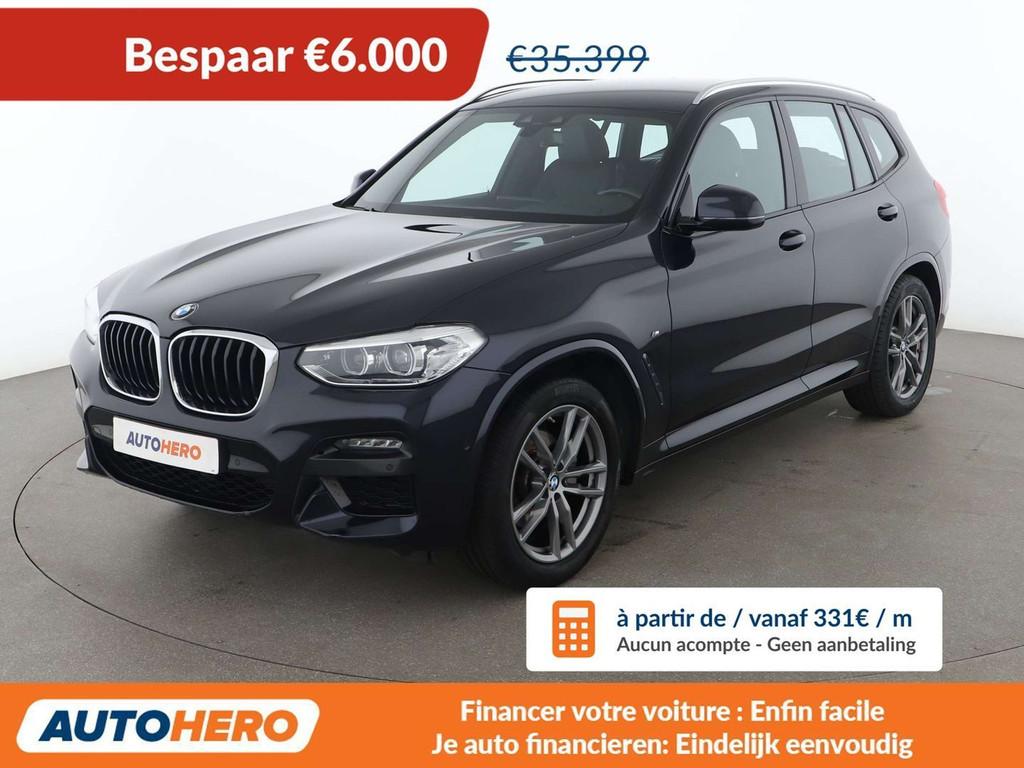 BMW X3 sDrive 18d Mild-Hybrid M Sport (bj 2021, automaat), Auto's, Automaat, Achterwielaandrijving, 149 g/km, Lichtsensor