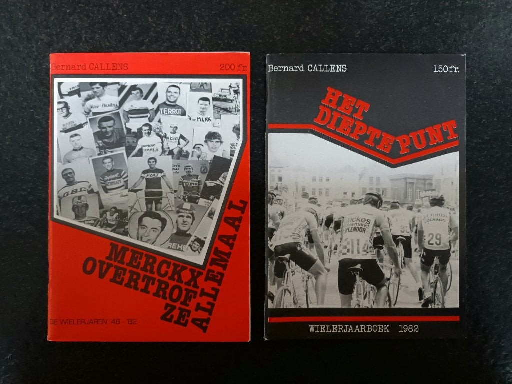 Wielerboeken (2 stuks), Verzenden, Zo goed als nieuw, Bernard Callens, Lopen en Fietsen