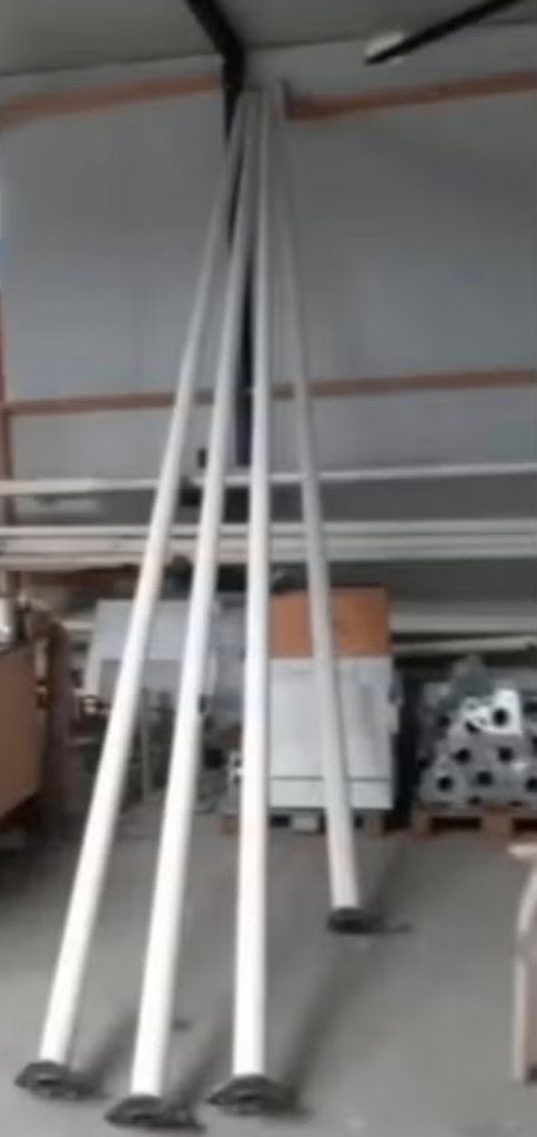 Set van 2 Aluminium Vlaggenmasten, Diversen, Ophalen, Gebruikt