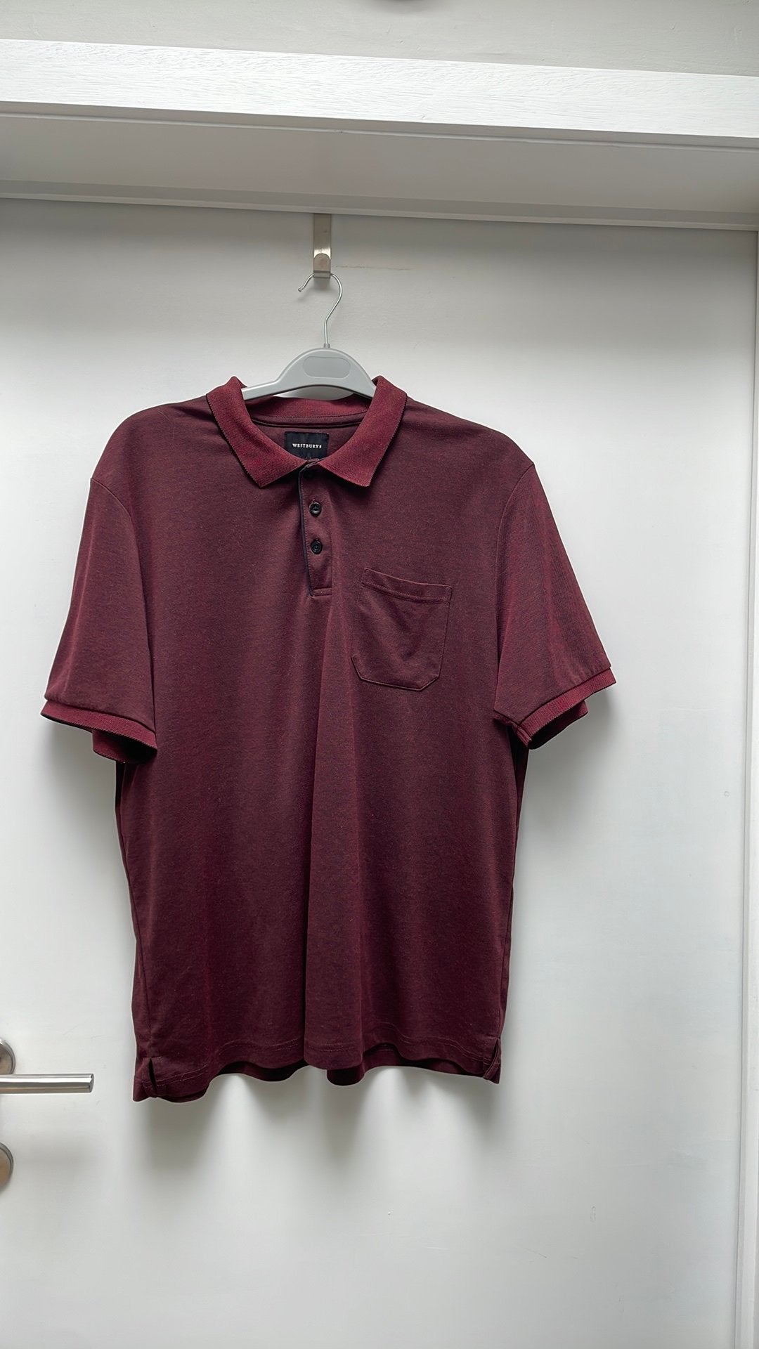 Heren polo met korte mouw - merk: C&A - maat : XXL, Vêtements | Hommes, Polos, Enlèvement ou Envoi, Porté, Autres tailles, Rouge