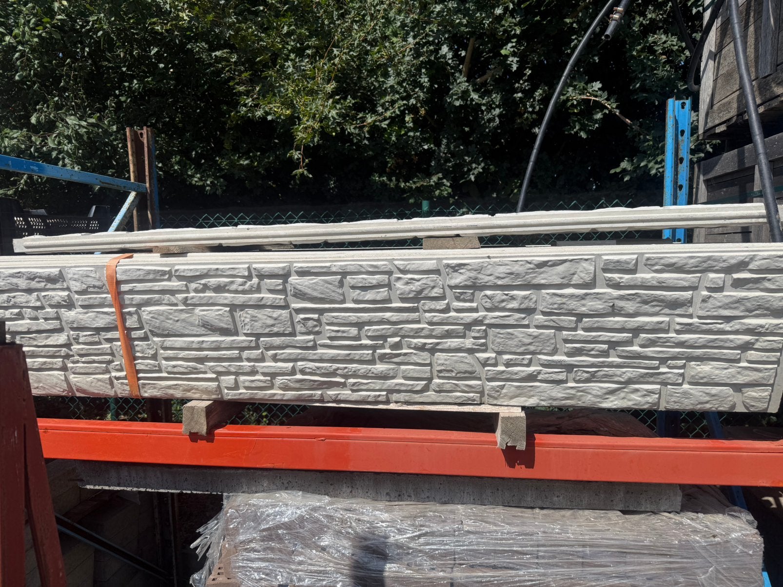 Betonplaten, Doe-het-zelf en Bouw, Metalen, Ophalen, Zo goed als nieuw