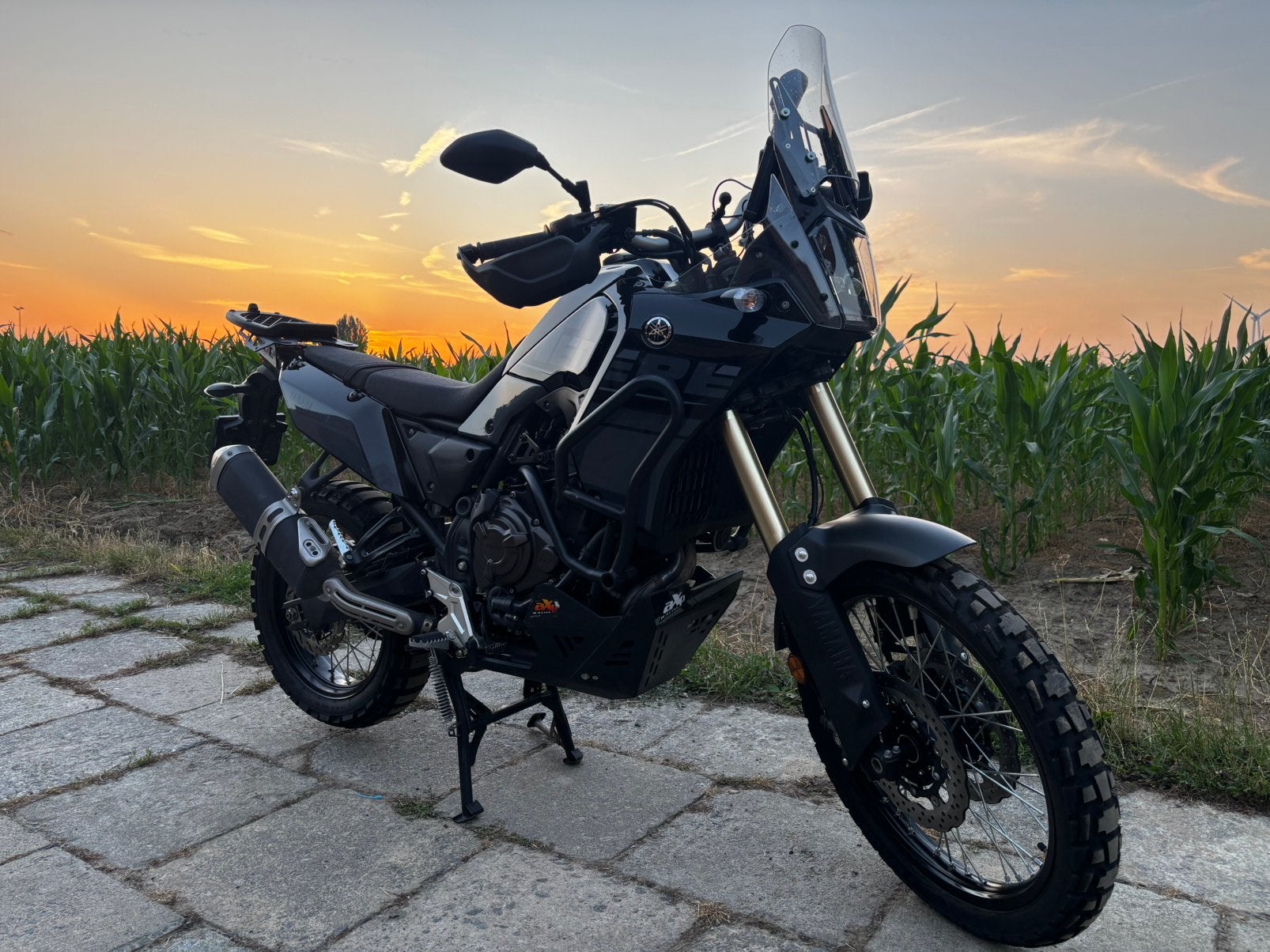 6000 km! Yamaha Ténéré 700 Zwart 2022, Motoren, Motoren | Yamaha, Particulier, Ophalen