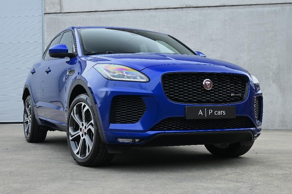 Jaguar E-Pace 2.0 T AWD R-Dynamic | meridian | LED | carplay, Automaat, Blauw, Leder, Bedrijf