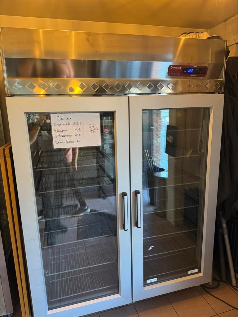 Congélateur professionnel Diamond 1400L vitré, Enlèvement