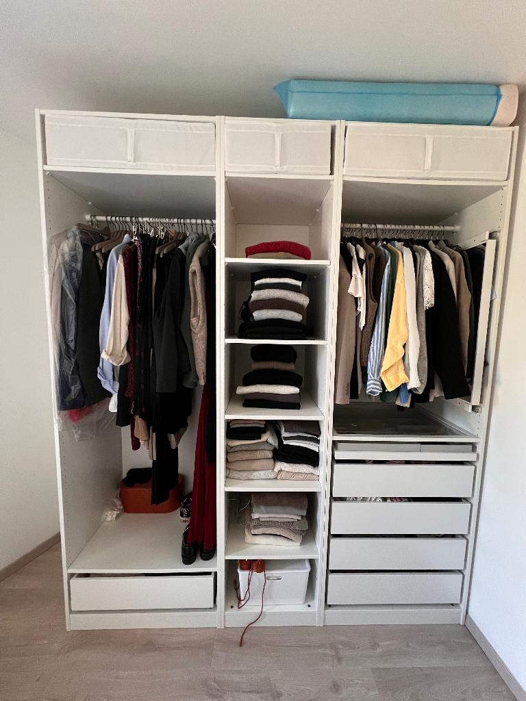 Pax IKEA blanc, 150 à 200 cm, Enlèvement, Utilisé, 200 cm ou plus