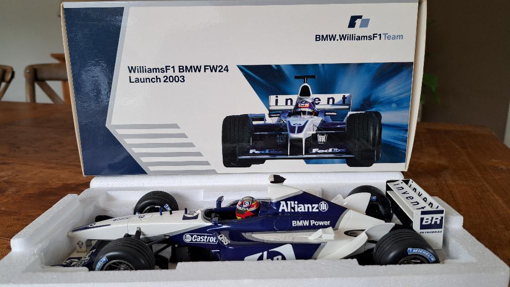 BMW Williams F1 FW24 Launch Car 2003 Dealer edition 1:18, Enlèvement ou Envoi, Neuf, Voiture, MiniChamps