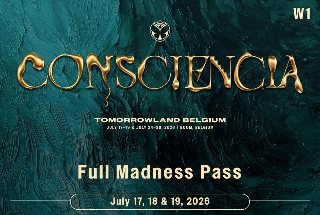 Pass Madness complet pour Tomorrowland Weekend 1, Tickets & Billets