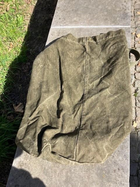 KITBAG PLUNJEZAK BELGISCH LEGER ABL LANDMACHT KAKI. '70'S, Ophalen of Verzenden, Landmacht, Kleding of Schoenen