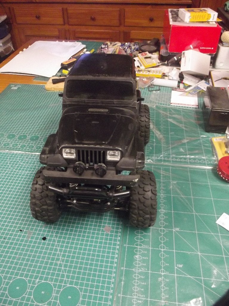 tamiya jeep cr-01, Hobby en Vrije tijd, Ophalen, Zo goed als nieuw, Elektro, Auto offroad
