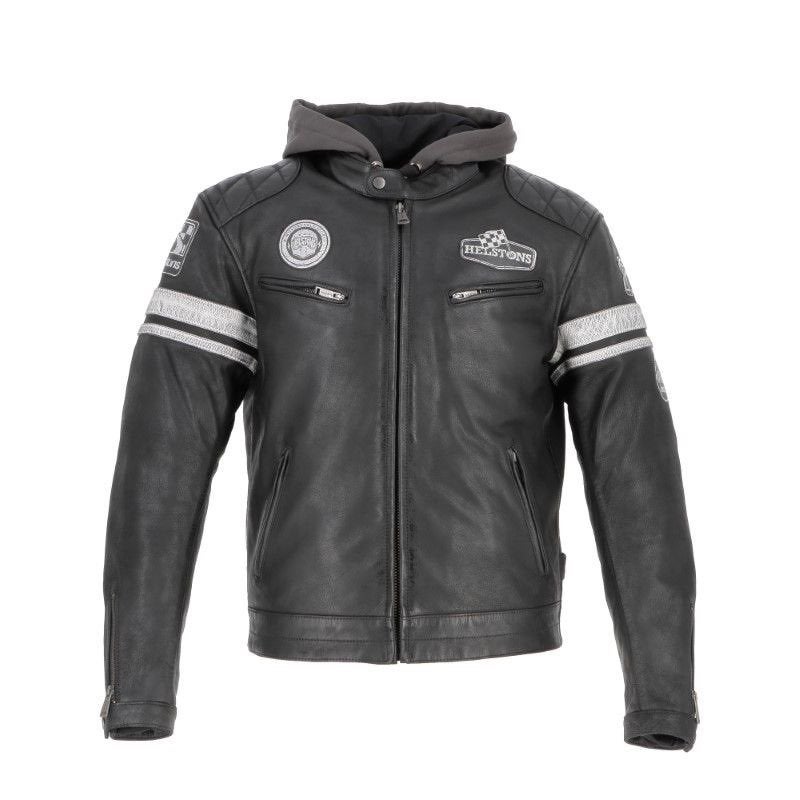 Motorjas Helstons maat L, Motoren, Kleding | Motorkleding, Ophalen, Heren, Jas | leer, Nieuw zonder kaartje