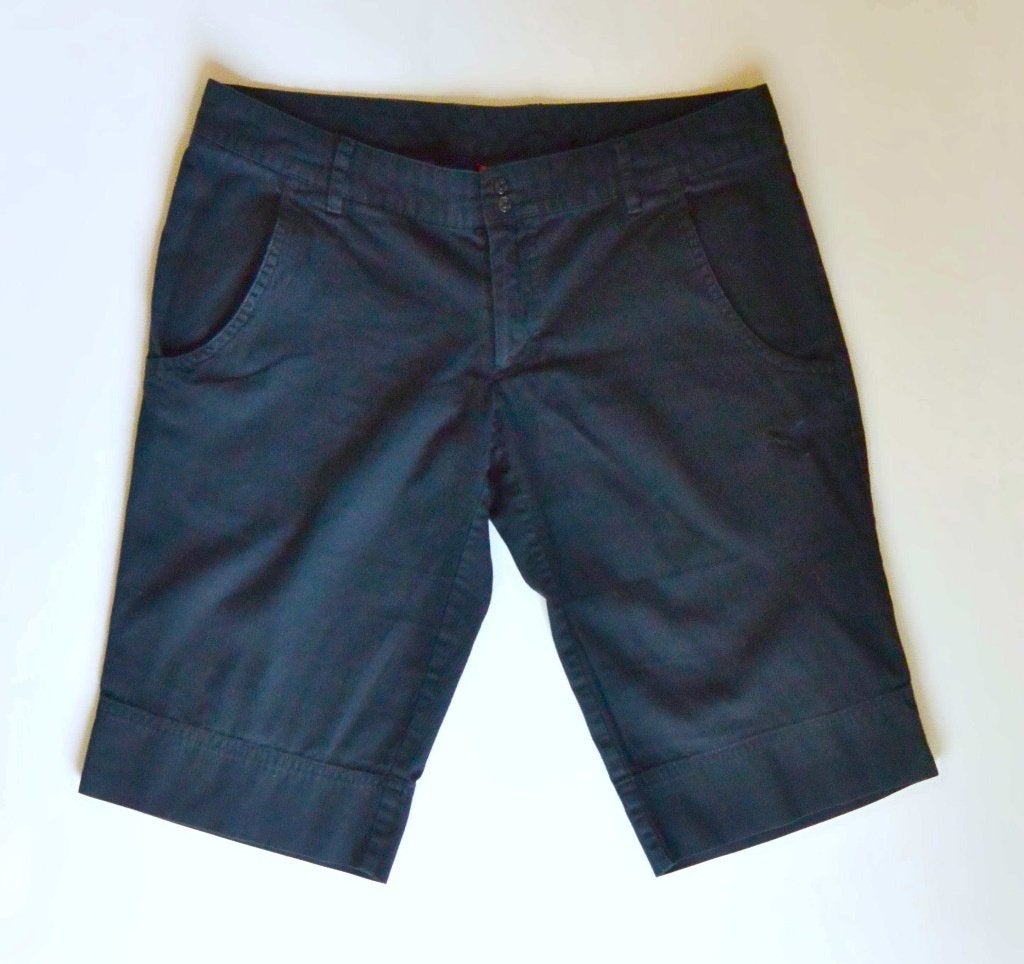 Puma T.36 preppy zwart gestreepte pantacourt bermuda's, Puma, Zwart, Ophalen of Verzenden, Driekwart
