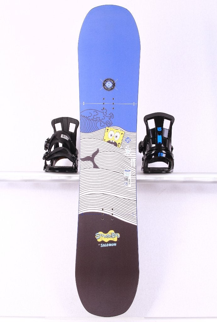 Snowboard 130 cm pour enfants SALOMON EL CAPITAN, SPONGE BOB, Envoi, Utilisé, Planche