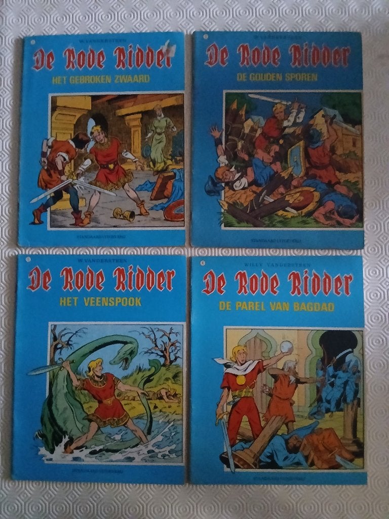 De Rode Ridder ongekleurde reeks (uit te kiezen), Boeken, Gelezen, Willy vandersteen, Ophalen of Verzenden, Meerdere stripboeken