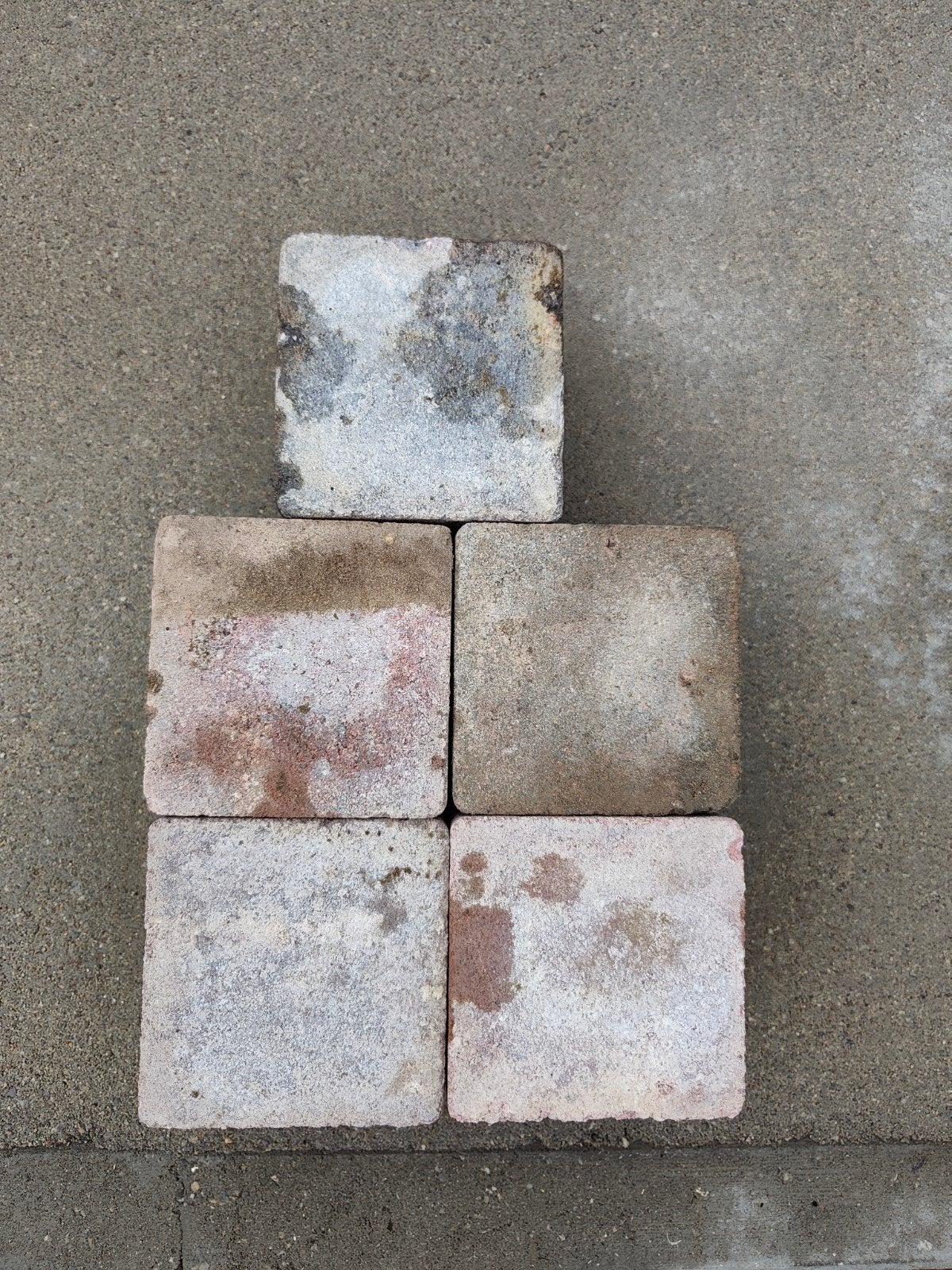 GRATIS betonklinkers 105 x 105 x 80mm, Béton, Enlèvement, Utilisé, Briques