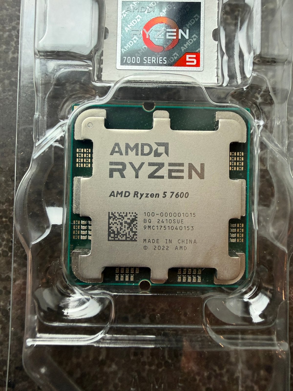 Amd ryzen 5 7600, Computers en Software, Processors, Ophalen of Verzenden, Zo goed als nieuw, 6-core