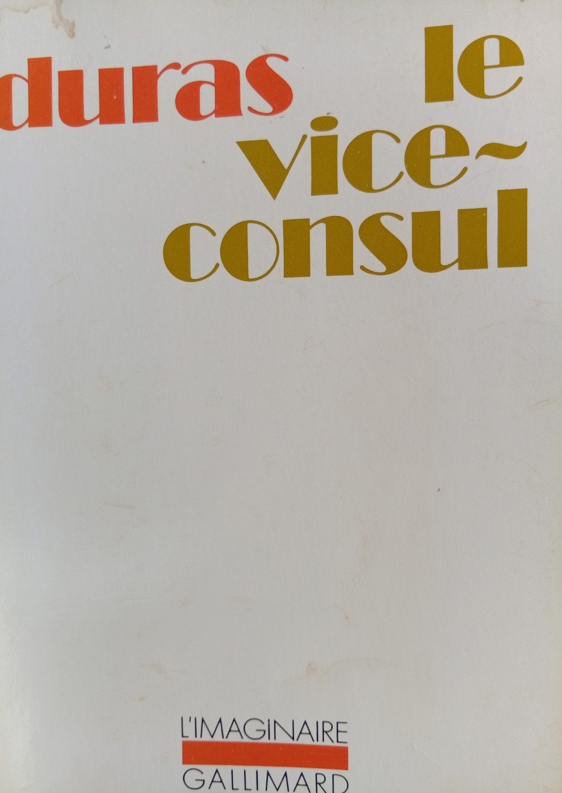 De vice-consul. Marguerite Duras. Oud gesigneerd boek, Boeken, Ophalen of Verzenden