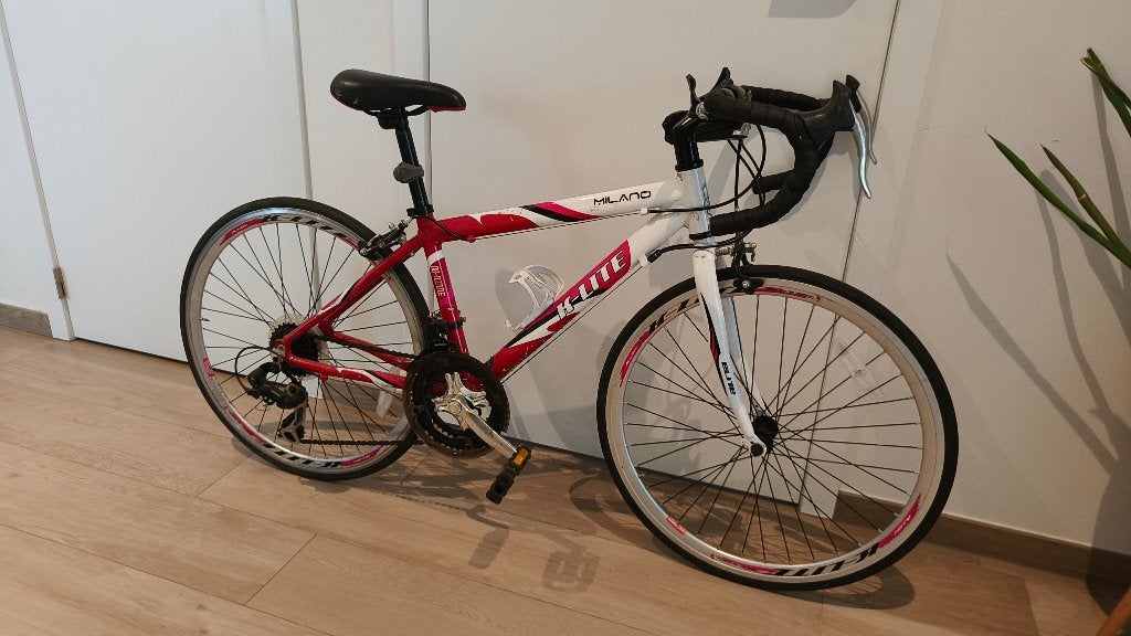 Koersfiets voor kinderen van 6 tot 10 jaar, Fietsen en Brommers, Fietsen | Racefietsen, Gebruikt, Velgrem, Minder dan 49 cm, Overige maten