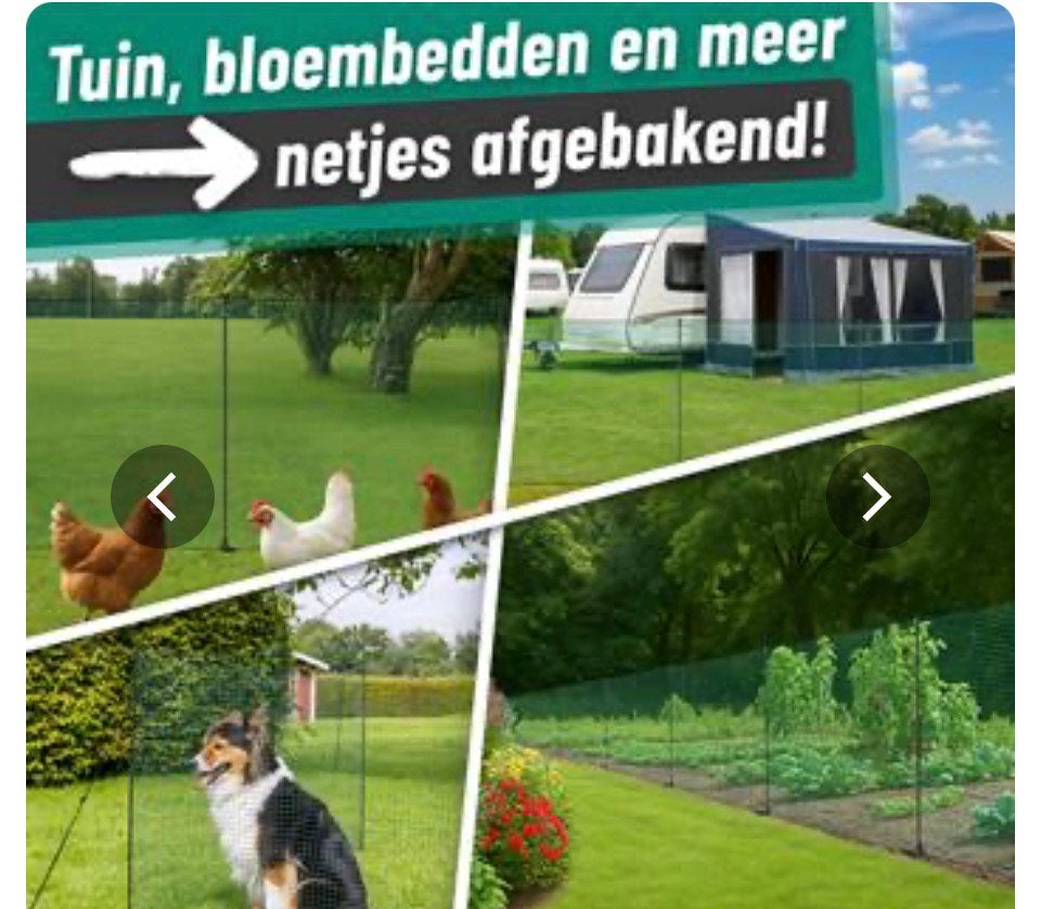 Afrastering 50m, Ophalen, Gebruikt