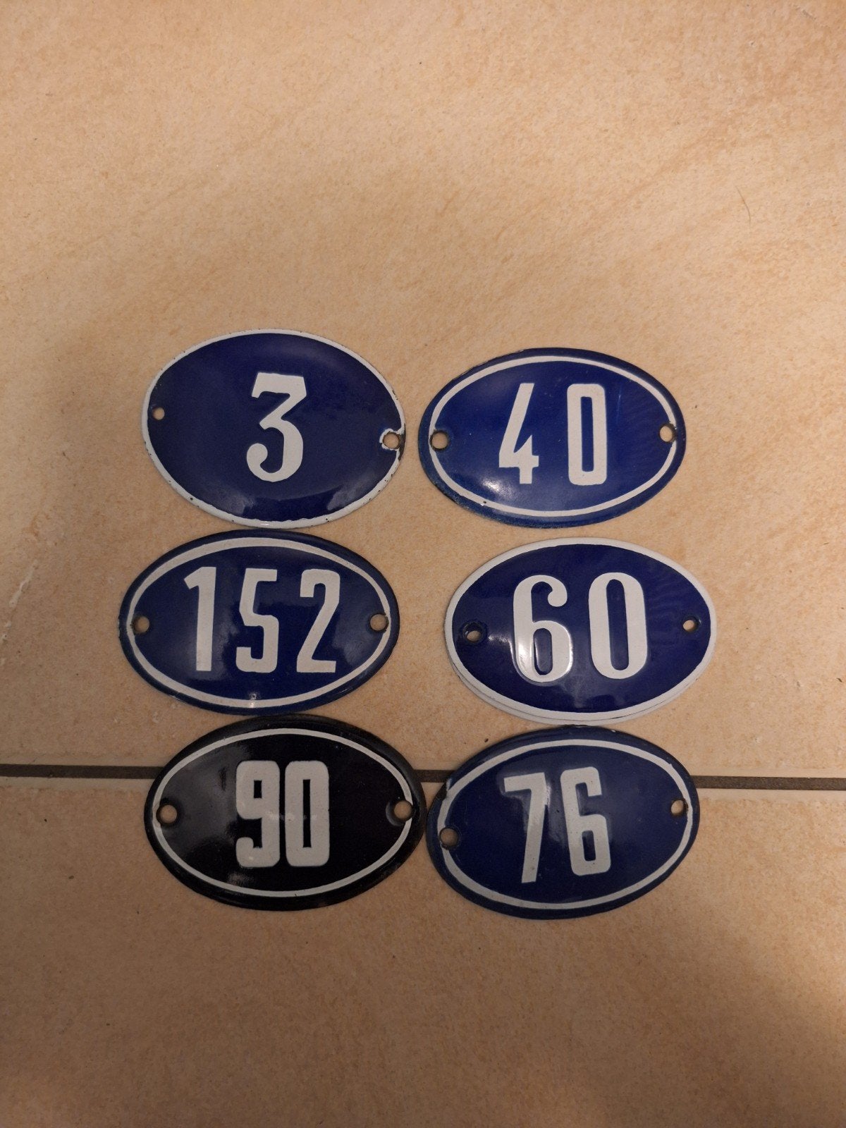 Numéro de Maison en tôle émaillé, Enlèvement, Autre