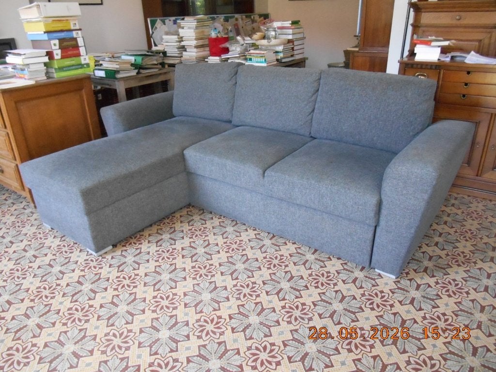 JYSK VEJLBY Bedbank chaise longue, Ophalen, 250 tot 300 cm, Driepersoons, 75 tot 100 cm