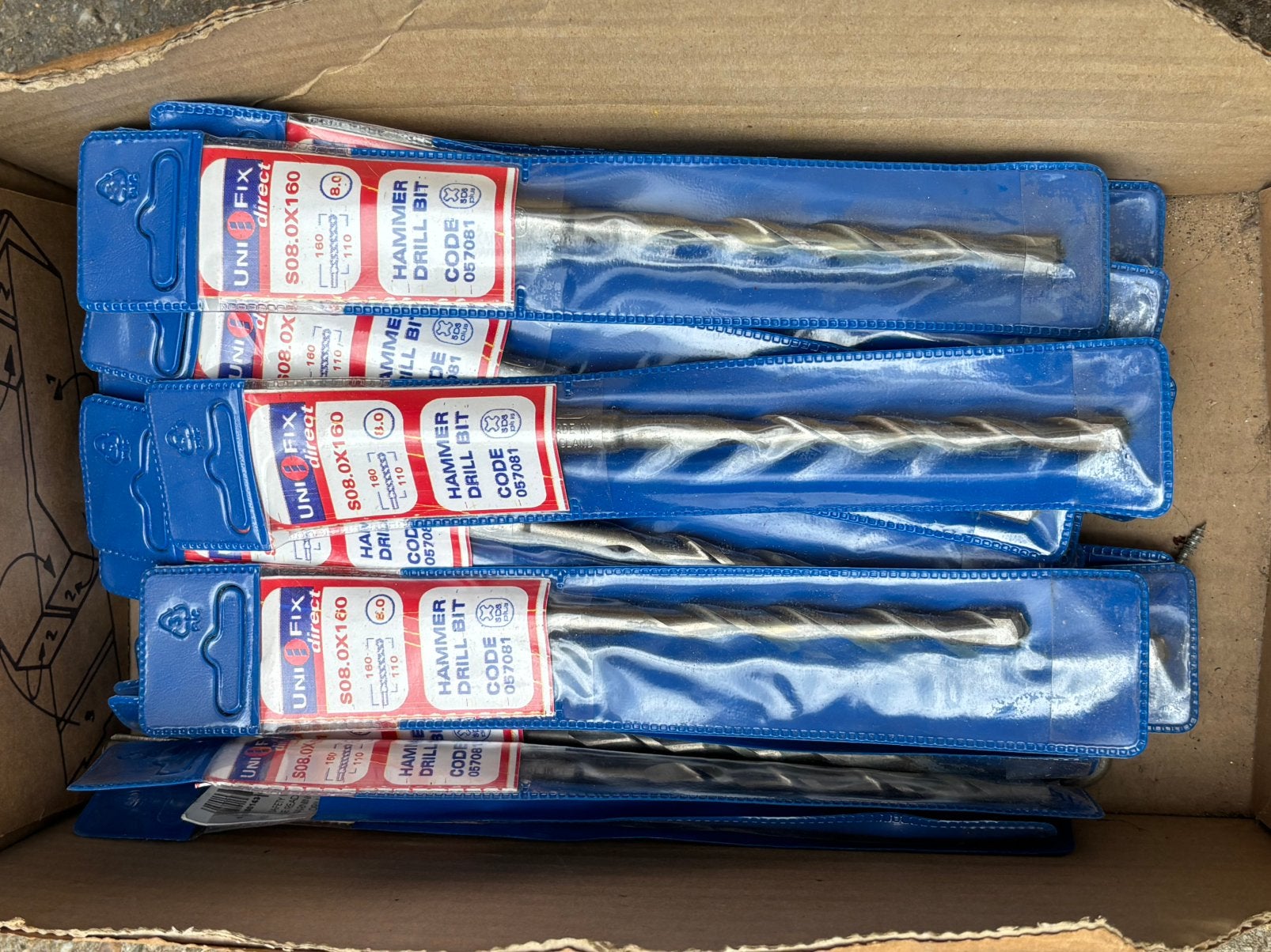 Sds boren 8mm, Doe-het-zelf en Bouw, Ophalen, Nieuw