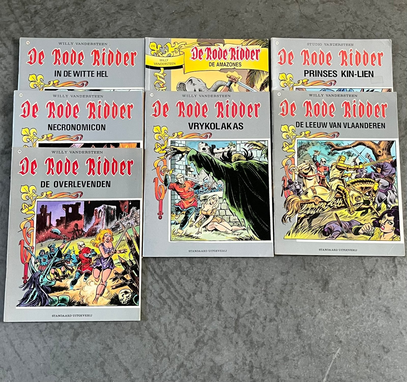 De rode ridder, Eén comic, Verzenden, Gelezen