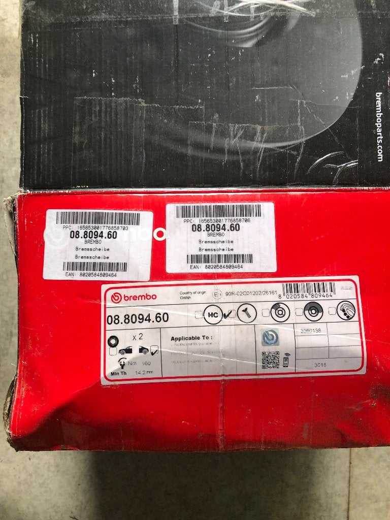 Disques de frein Brembo Boxer / Jumper / Ducato, Autos : Pièces & Accessoires, Enlèvement ou Envoi, Neuf