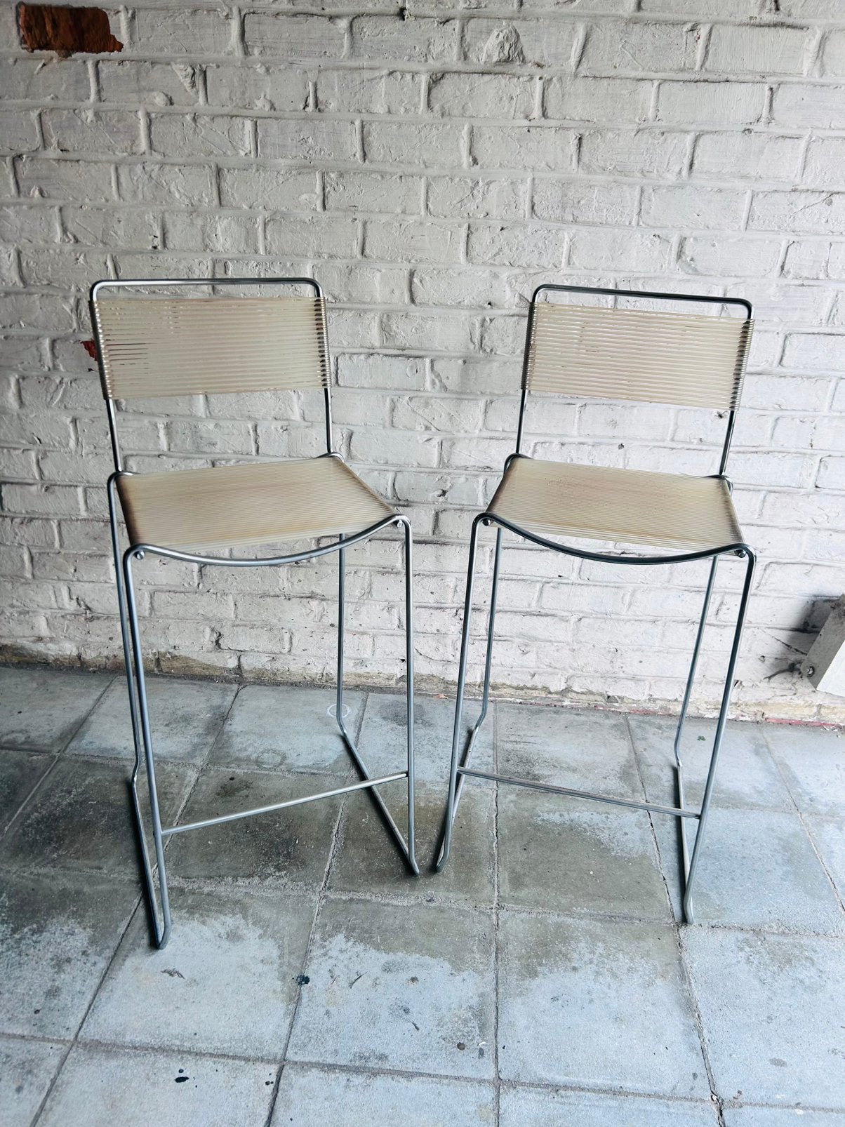 2 chaises haute vintage "Spaguetti” Belotti, Enlèvement, Comme neuf