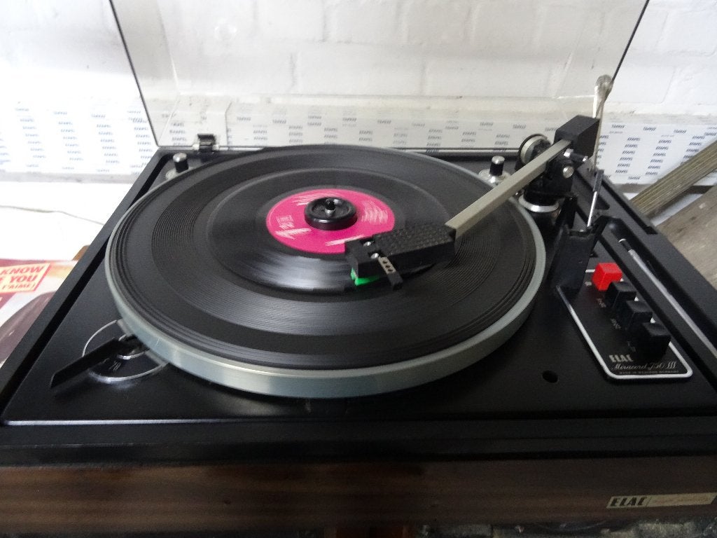 platine ELAC MIRACORD 750automatique  vintage, TV, Hi-fi & Vidéo, Enlèvement ou Envoi, Utilisé, Tourne-disque, Réglage pitch