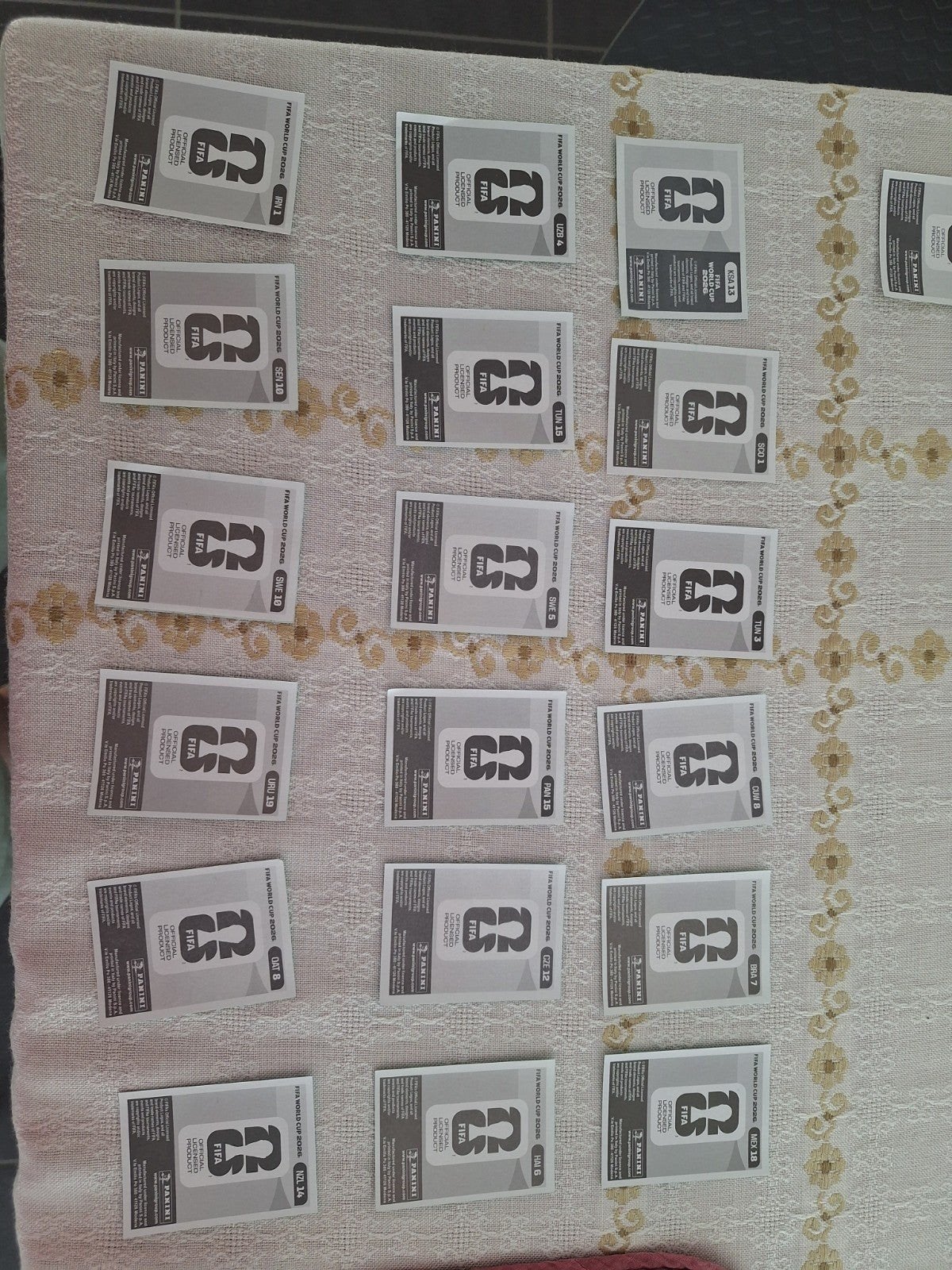 panini 2026 wk, Ophalen