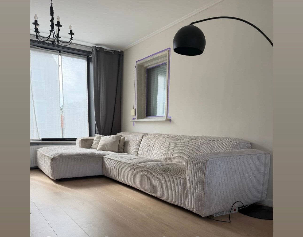 Beige zetel teddy
