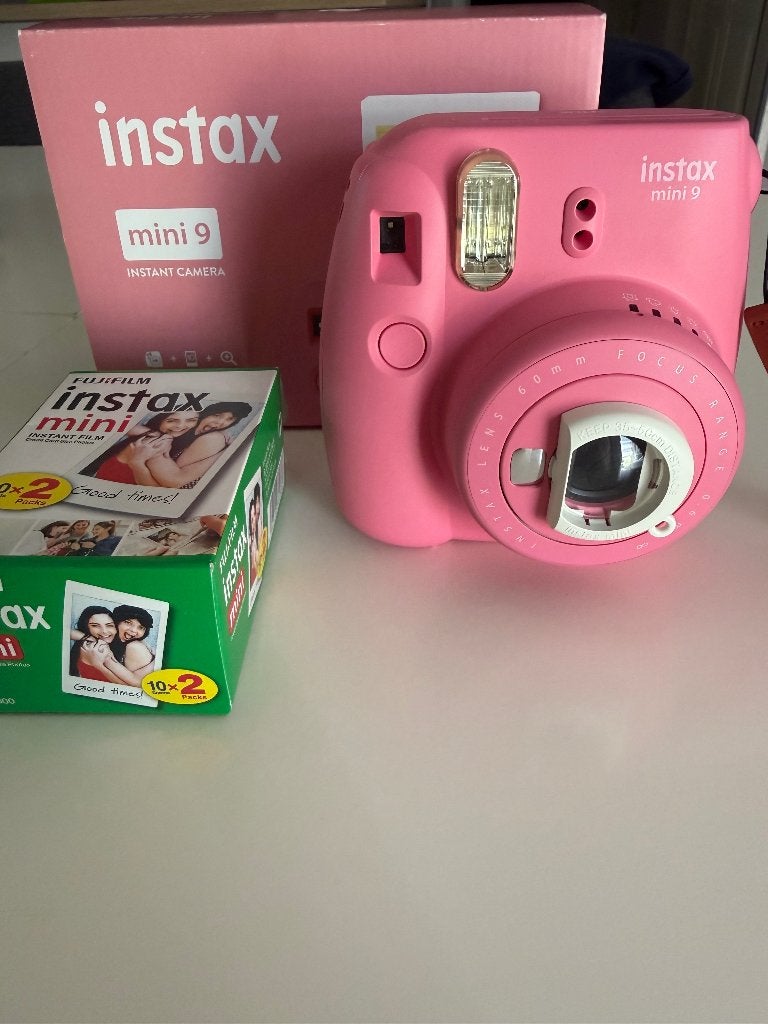 Instax mini 9 camera, Audio, Tv en Foto, Fotocamera's Analoog, Ophalen of Verzenden, Zo goed als nieuw, Polaroid