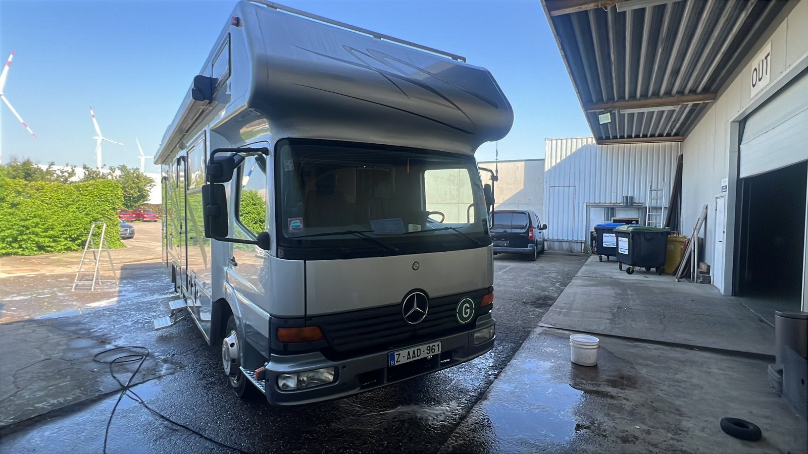 Mercedes Atego 823 met grote garage, Caravans en Kamperen, Standaard zit, Alkoof, ABS, Particulier