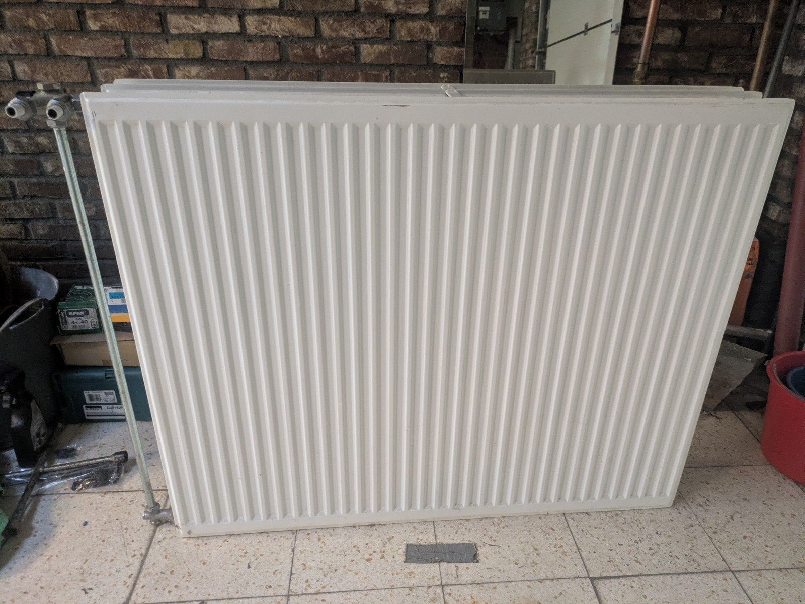 chauffage te koop met beugels, Enlèvement, Utilisé, 80 cm ou plus, Radiateur