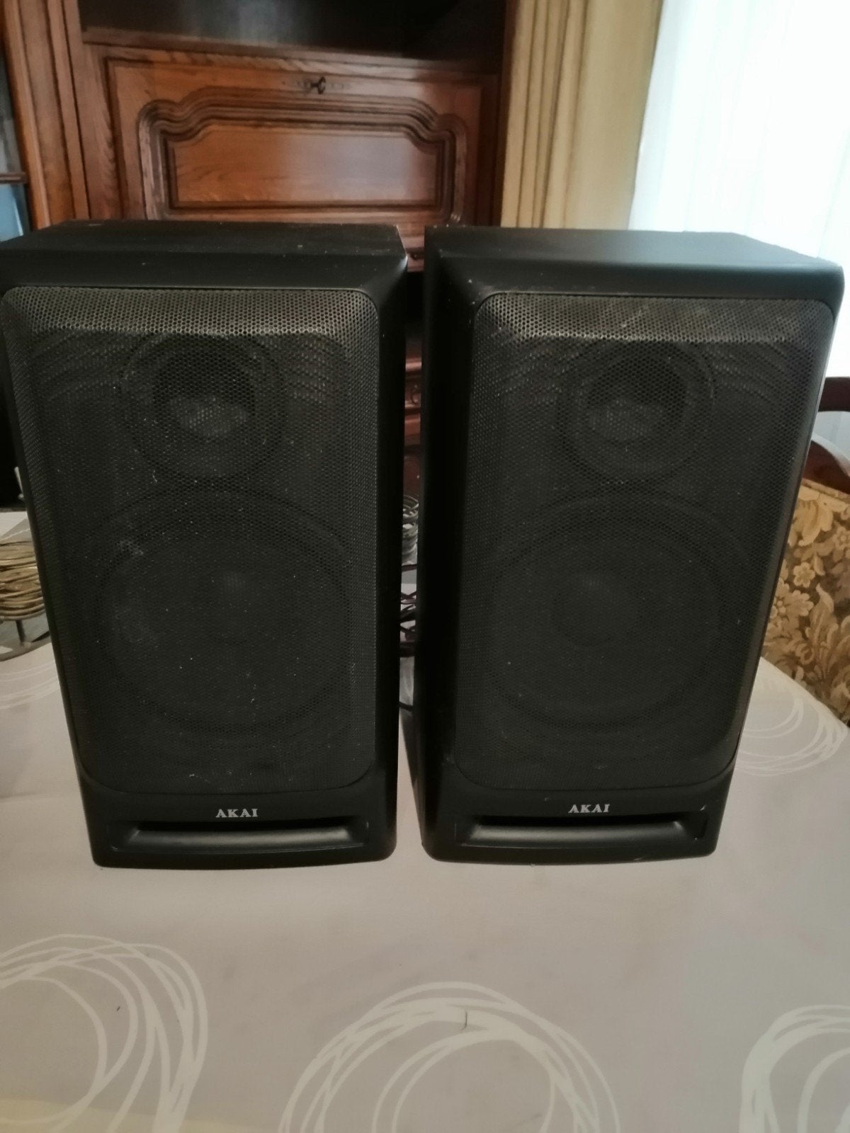 versterker en radio + 2 boxen, Enlèvement