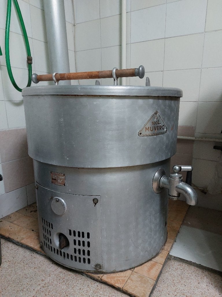 kookketel op gasaansluiting, Ophalen, Gebruikt, Bakkerij en Slagerij