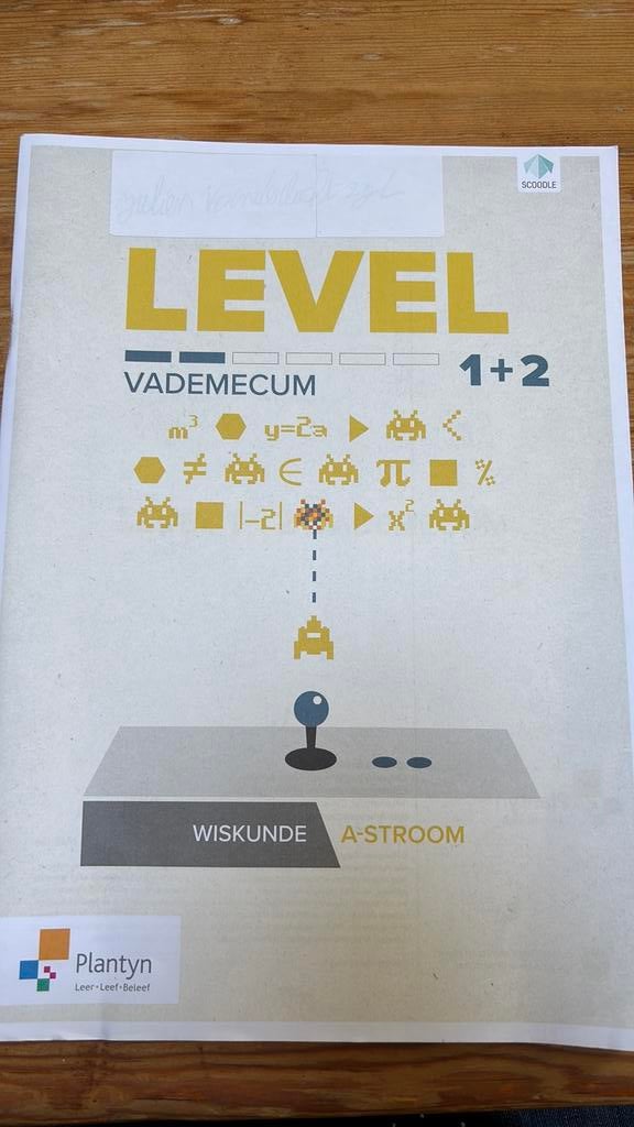 Vademecum 1+2 , wiskunde, Plantyn, Boeken, Ophalen of Verzenden, Zo goed als nieuw