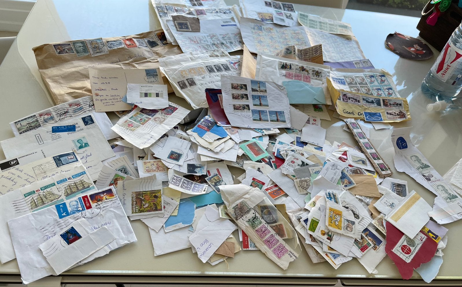 Grote partij unieke verzamelpostzegels, Postzegels en Munten, Ophalen of Verzenden
