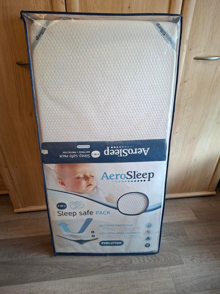 Aerosleep Evolution sleep safe pack, Kinderen en Baby's, Kinderkamer | Bedden, Ophalen, Gebruikt, Minder dan 140 cm, Matras